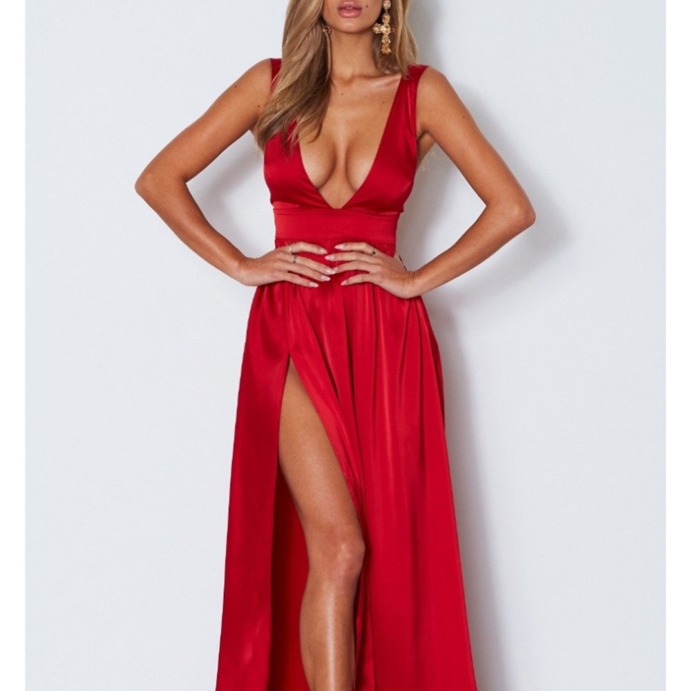 White Fox Boutique Time is Up Maxi Dress